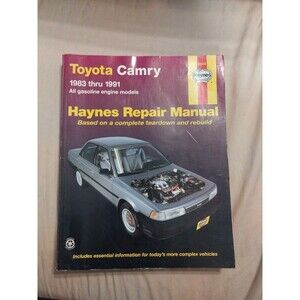 Haynes Repair Manual #92005 Toyota Camry 1983-1991